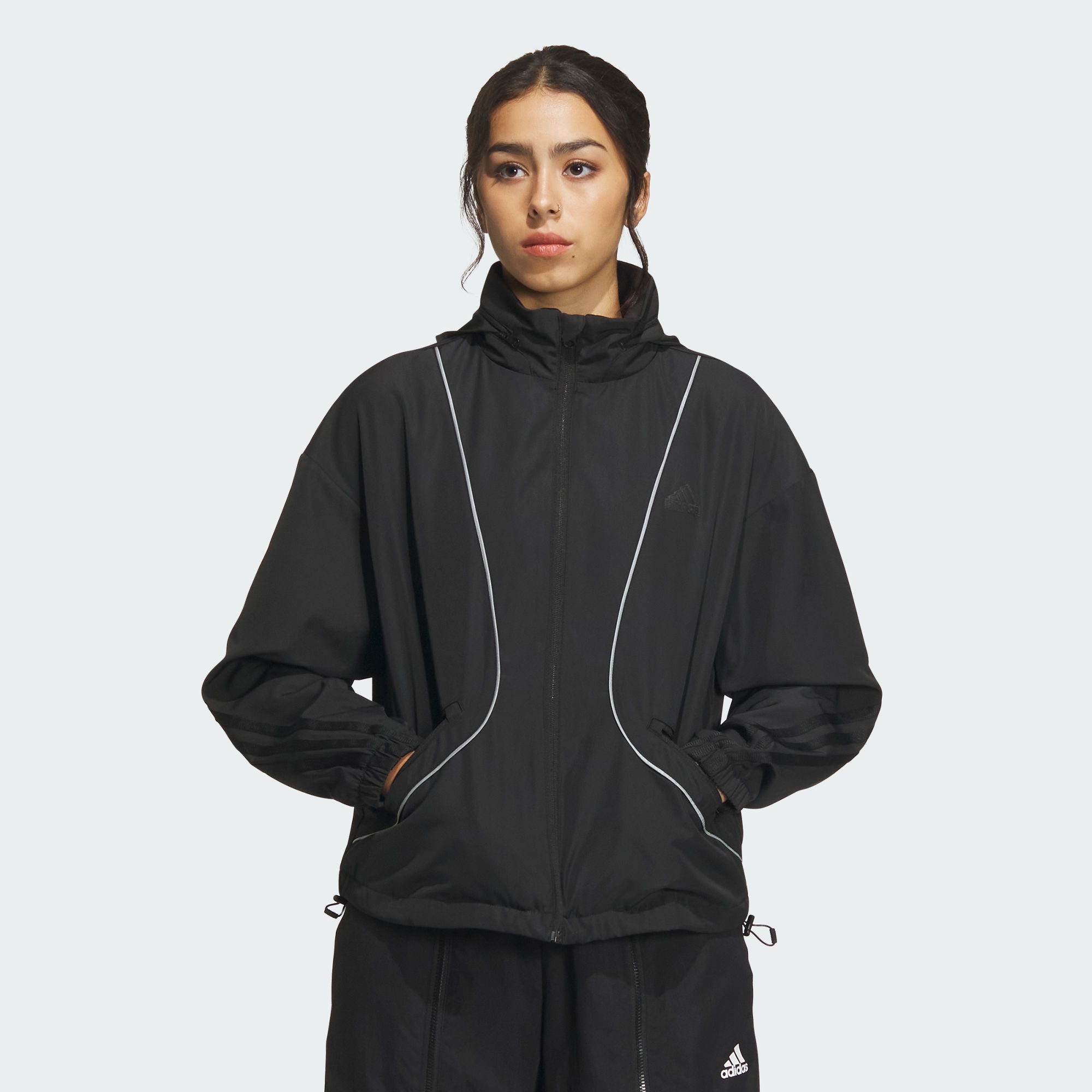 Женская куртка adidas JACKET черная