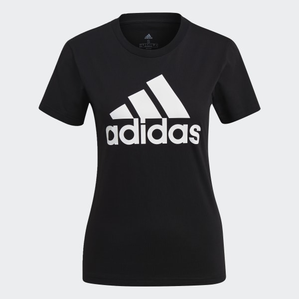 Женская футболка adidas Essentials Logo Tee (Черная)