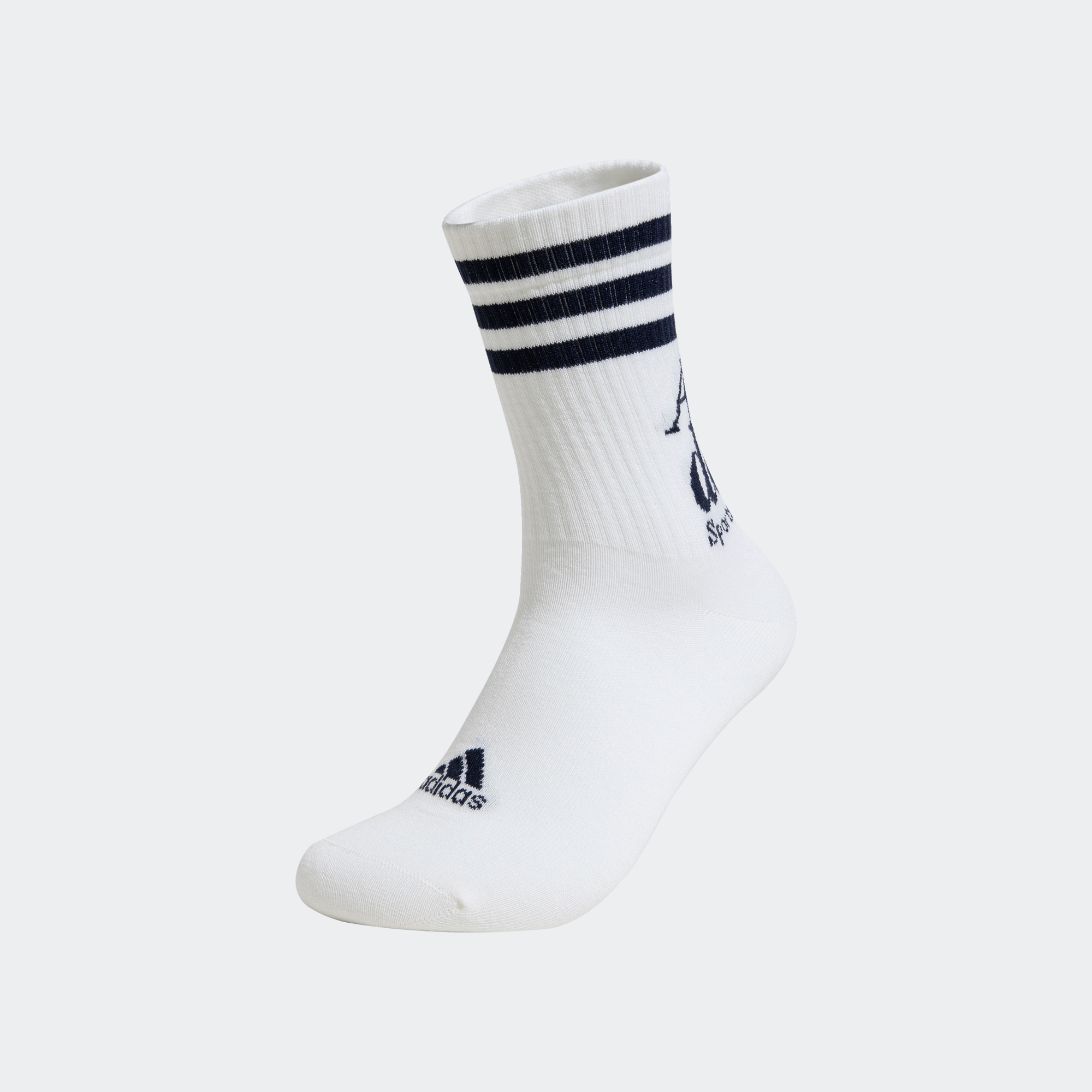 Носки  adidas SMALL LOGO CREW SOCKS белые