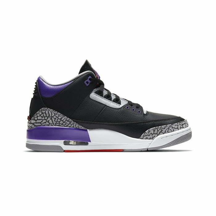 Кроссовки Nike Air Jordan 3 Retro Black Court Purple