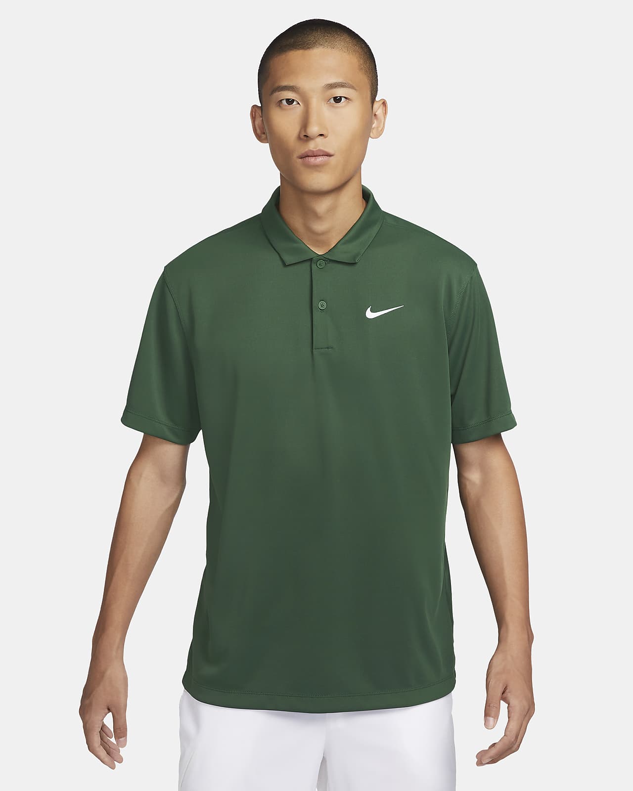 Мужская футболка NikeCourt Dri-FIT зеленая