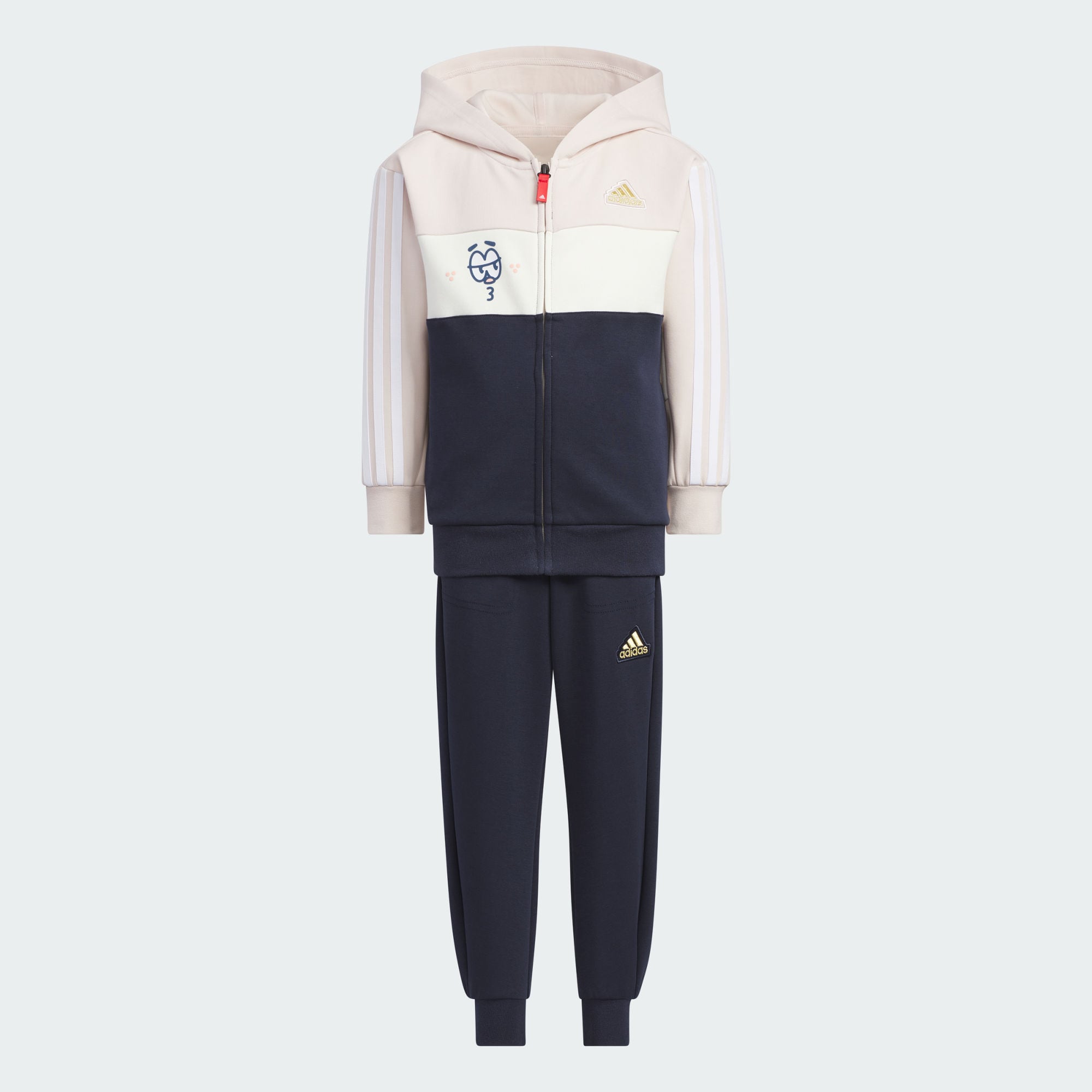 Детский костюм adidas PEMSLOU FULL-ZIP HOODED TRACK SUIT JF3869