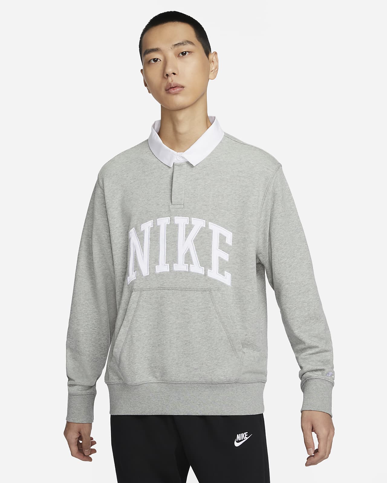 Мужской топ Nike Club Fleece белый