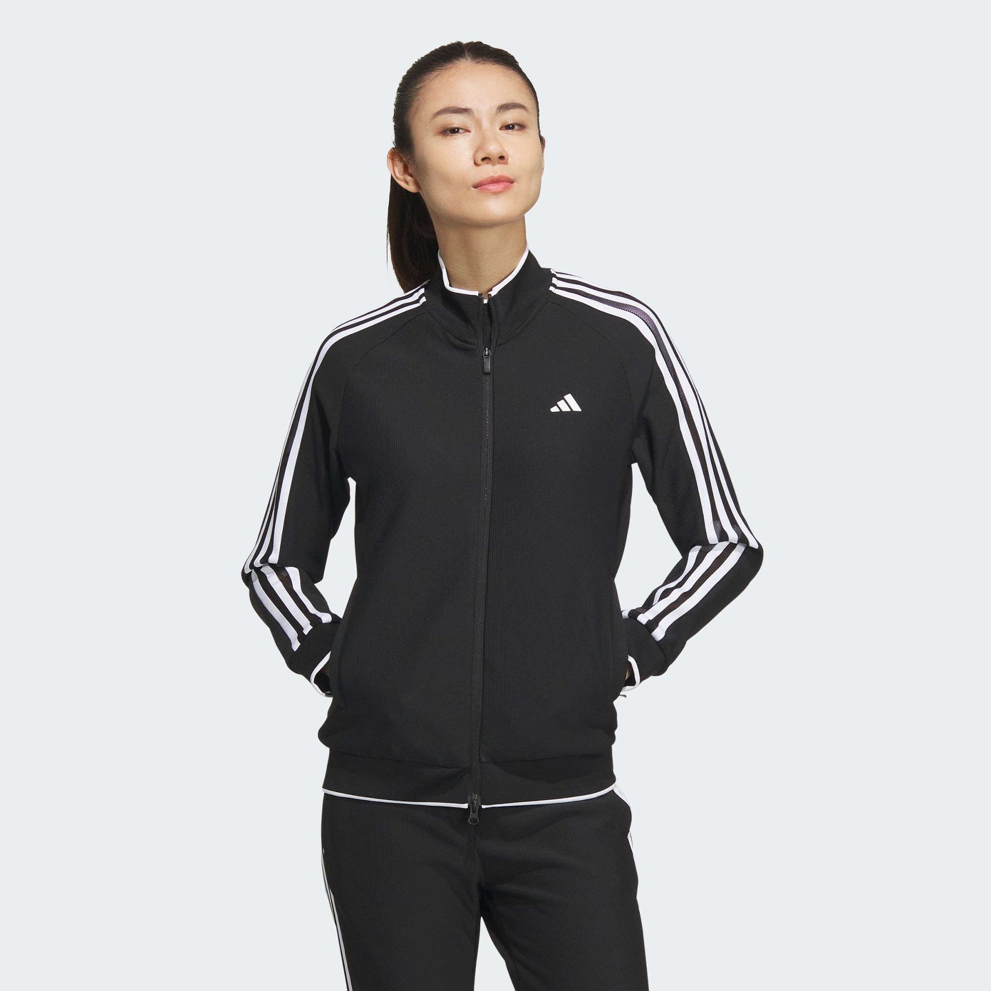 Женская куртка adidas AEROREADY 3-STRIPES JACKET черная