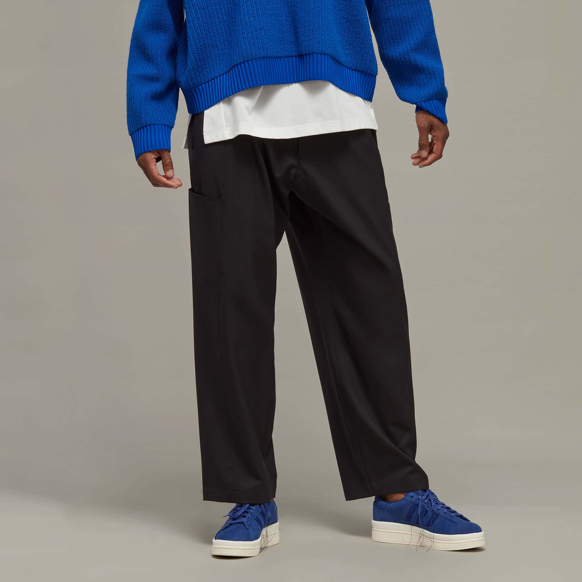 Мужские брюки adidas REFINED WOOL STRAIGHT-LEG PANTS