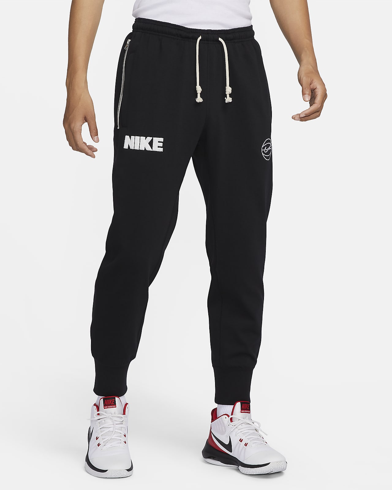 Мужские брюки Nike Dri-FIT Standard Issue черные