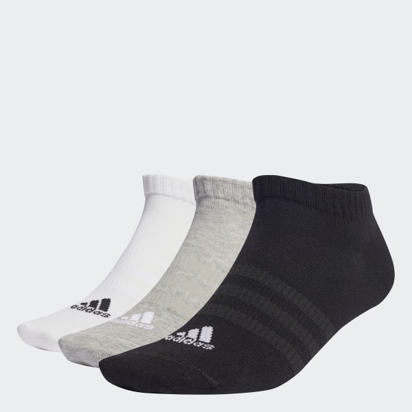 Носки adidas Thin and Light Sportswear Low-Cut Socks 3 Pairs (Серые)