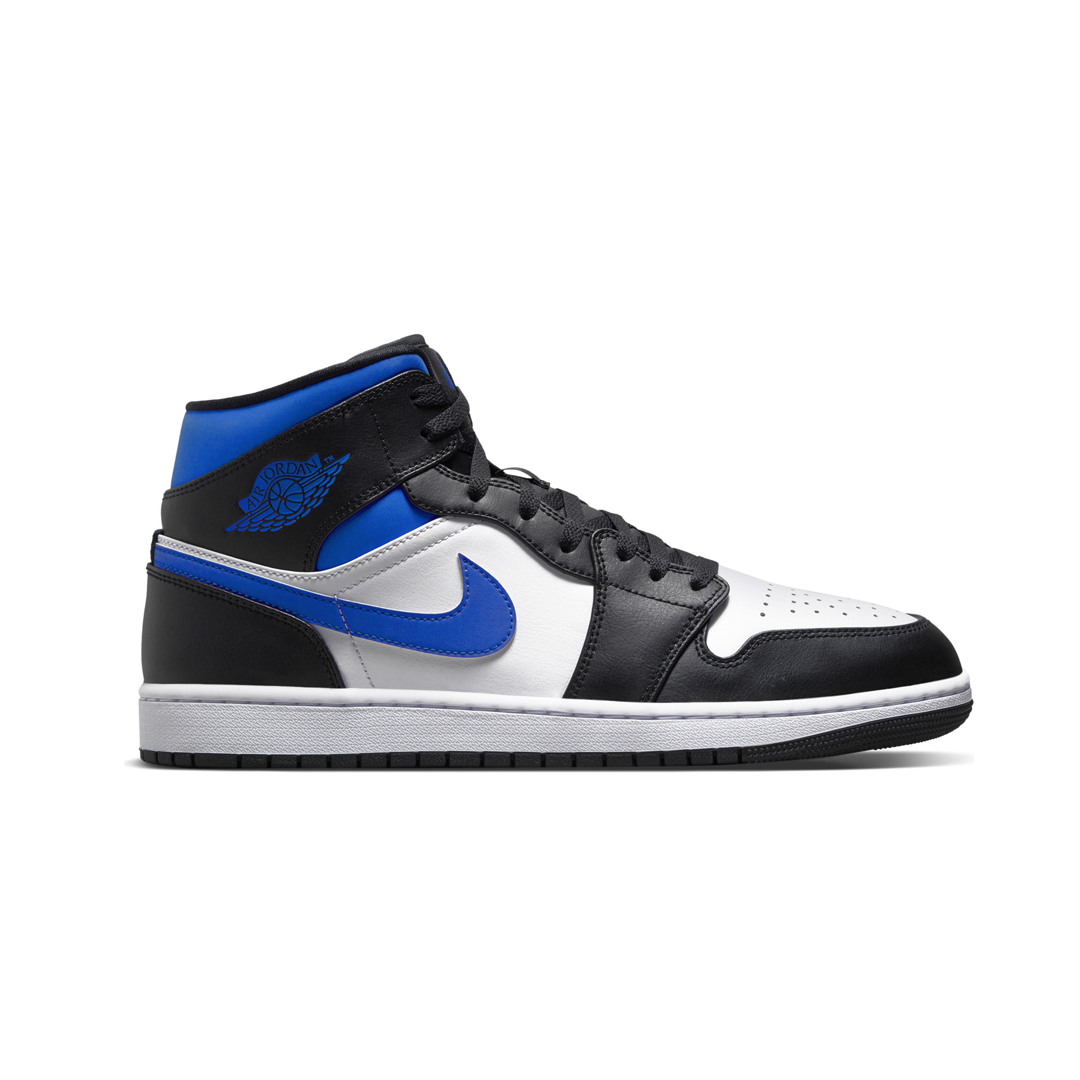 Кроссовки Nike Air Jordan 1 Mid White Black Royal