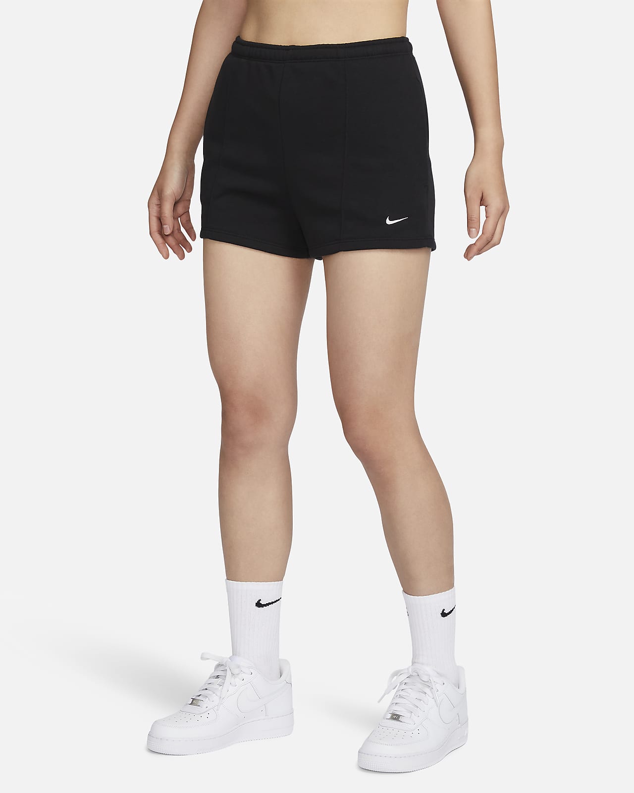 Женские шорты Nike Sportswear Chill Terry черные