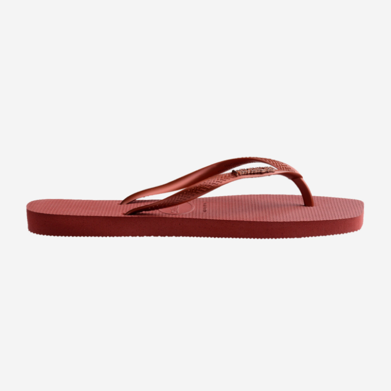 Сланцы Havaianas Slim Square Logo Pop Up Burgundy