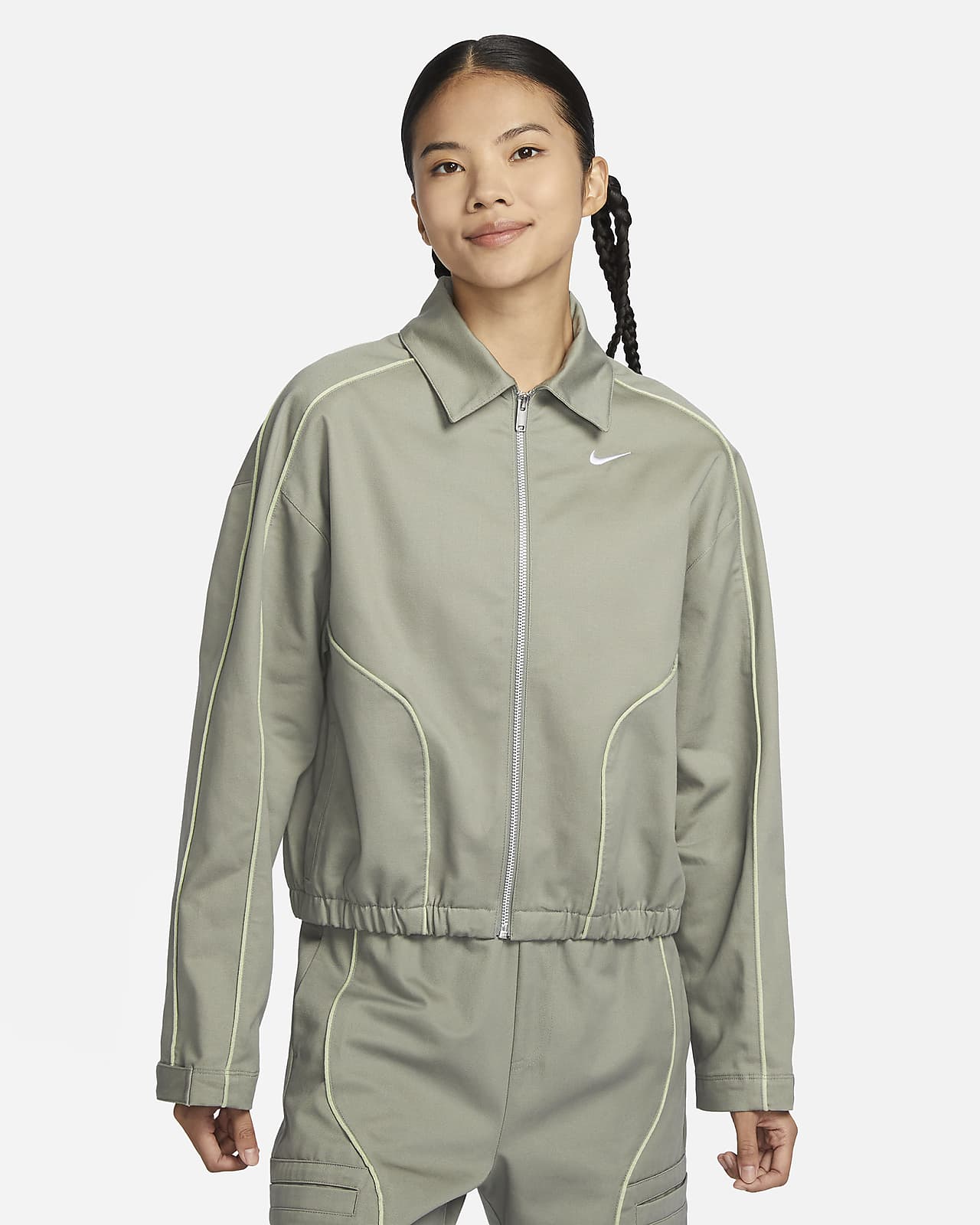 Женская куртка Nike Sportswear серая