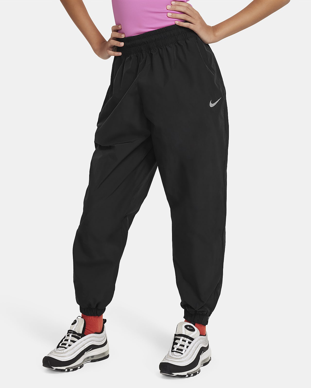 Детские брюки Nike Sportswear черные