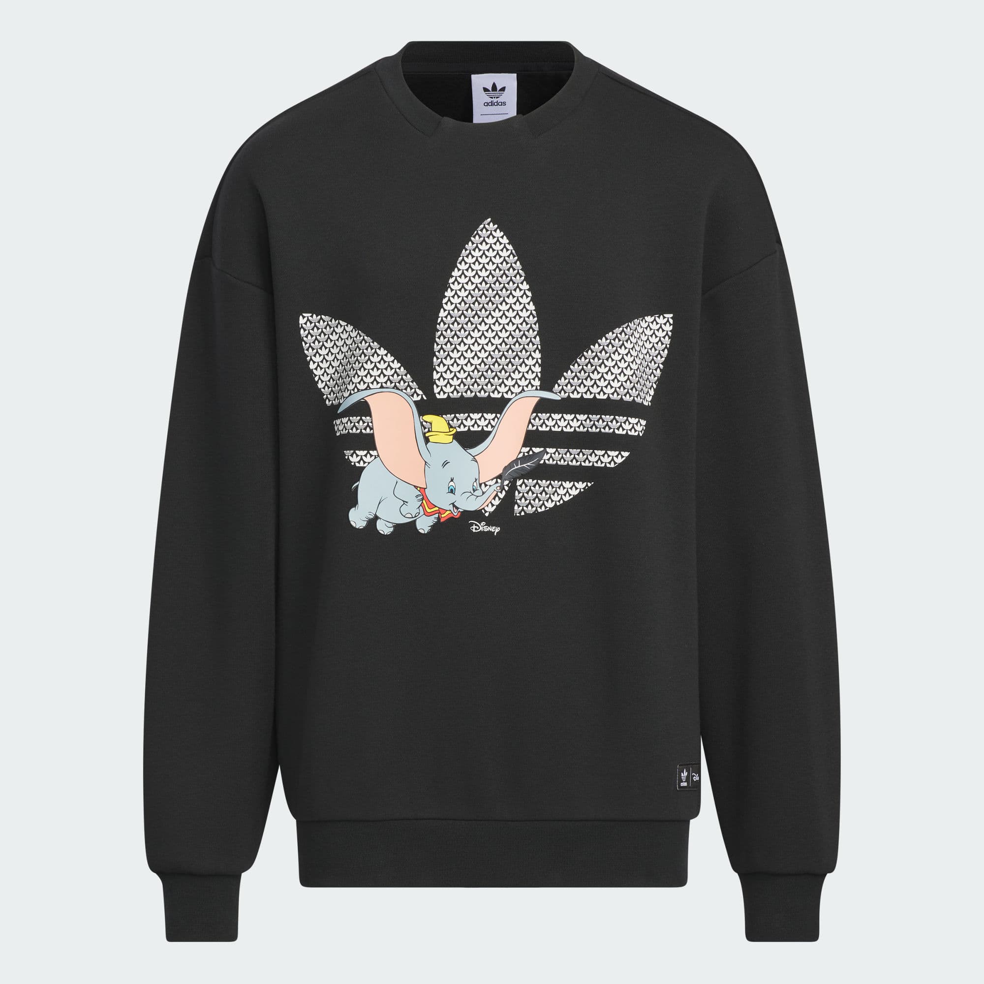 Детский свитшот adidas DUMBO GRAPHIC FLEECE CREW TOP черный