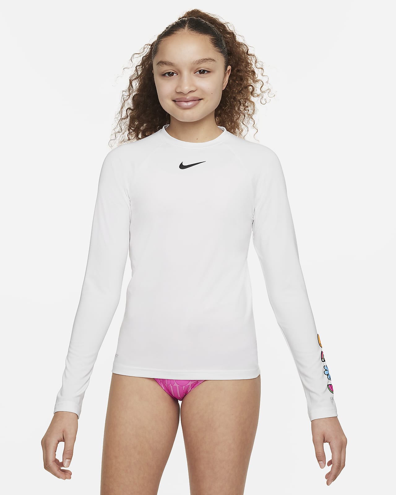 Детский свитшот Nike Swim Charms черный