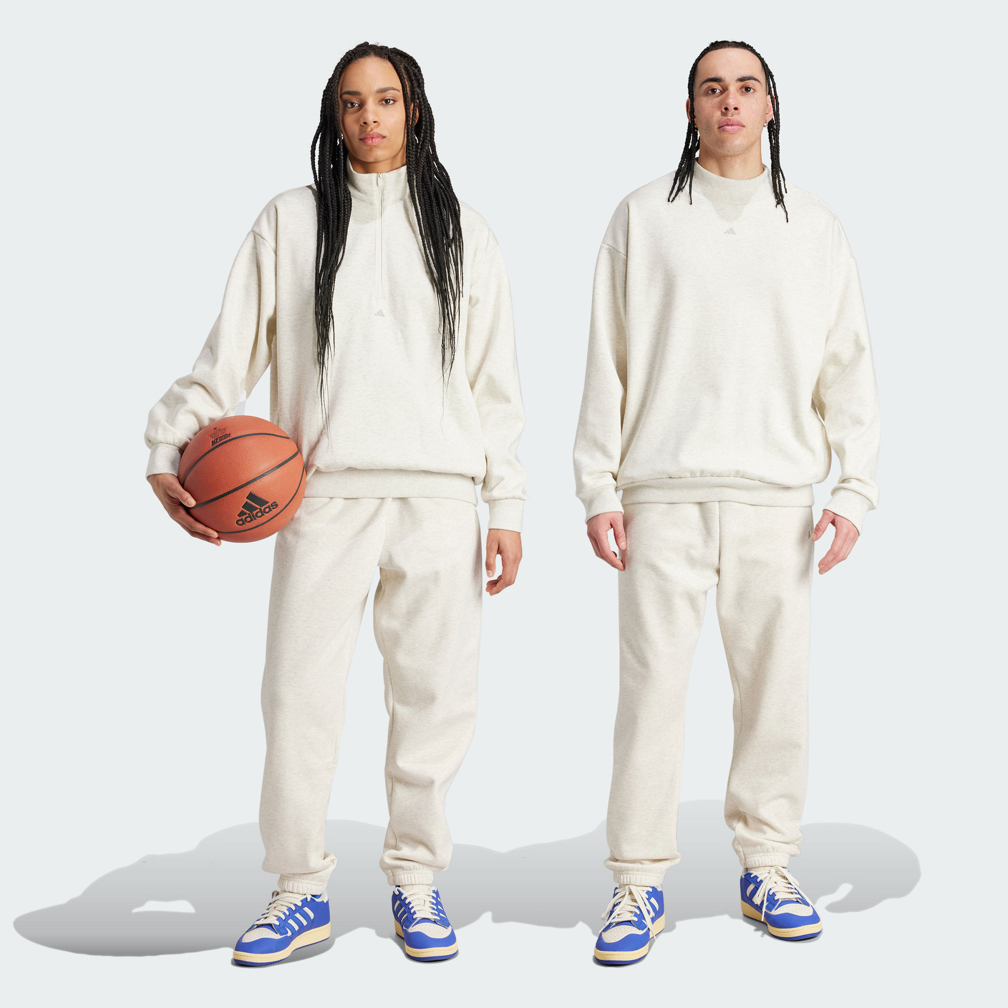 Брюки adidas THE 2024 COLLECTION CHAPTER 02 BASKETBALL JOGGERS белые