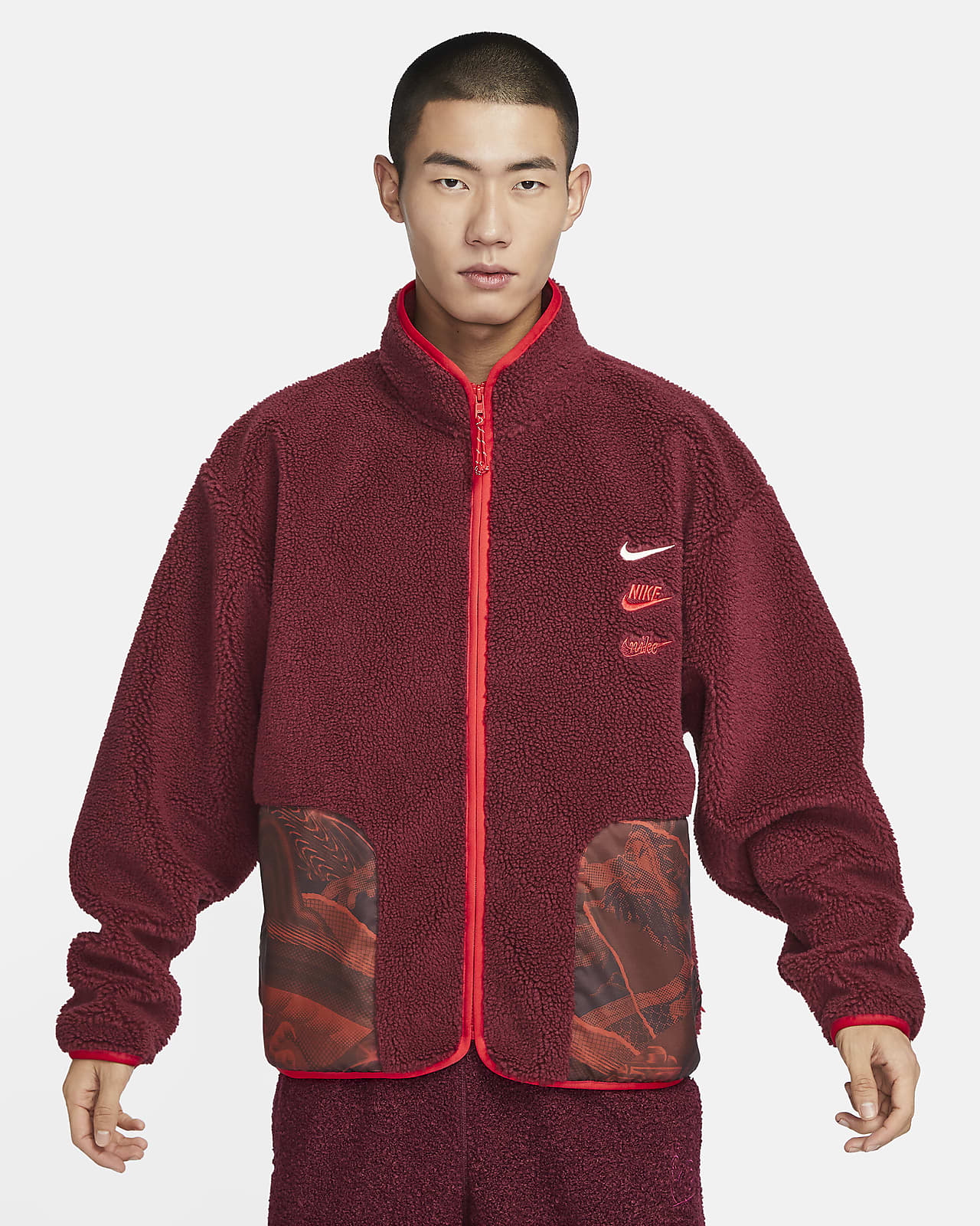 Мужская куртка Nike Sportswear CNY красная