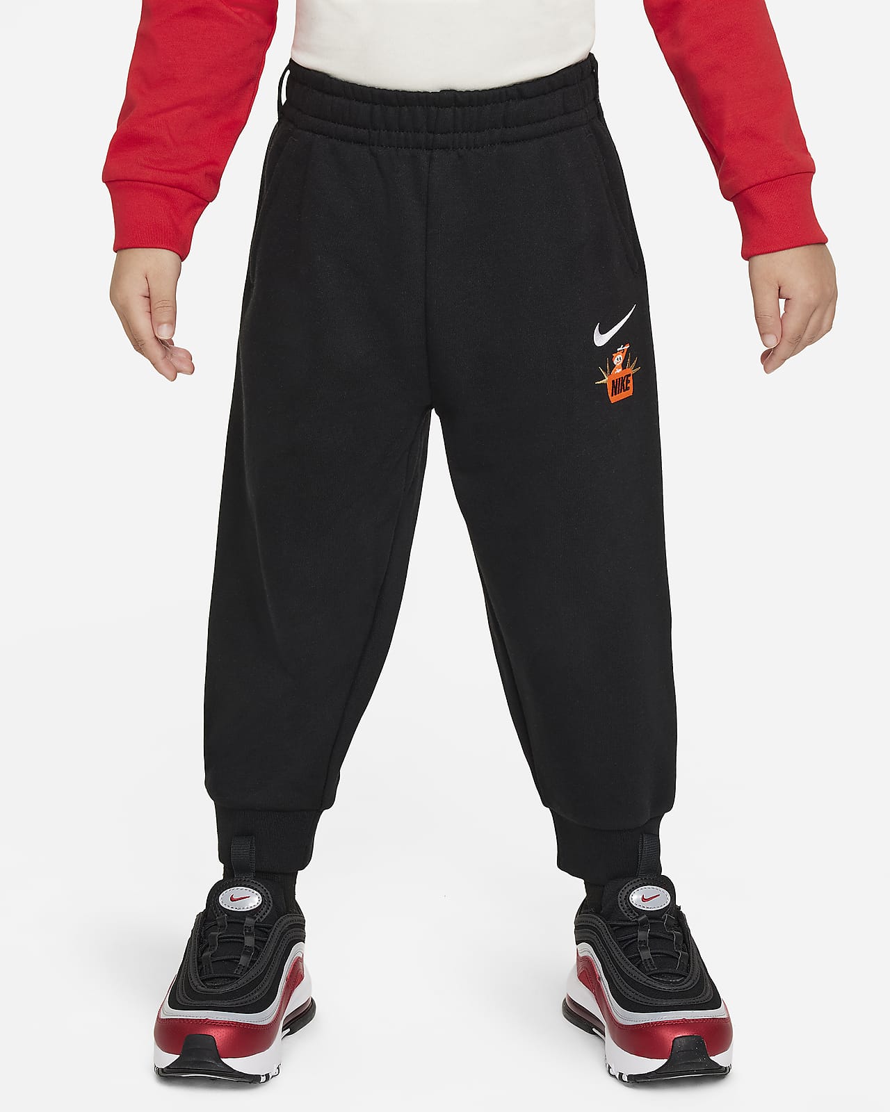 Детские брюки Nike Sportswear Icon Fleece черные