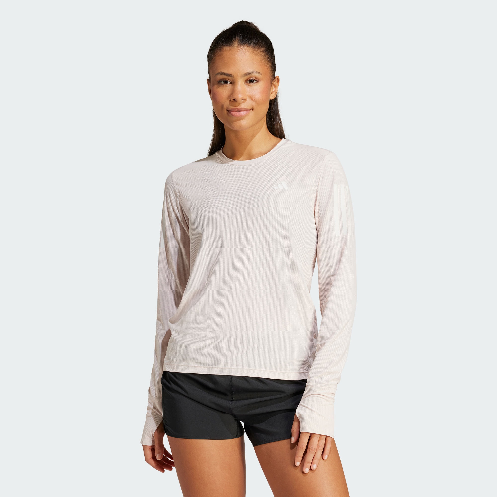 Женская футболка adidas OWN THE RUN LONG SLEEVE TEE IN8333