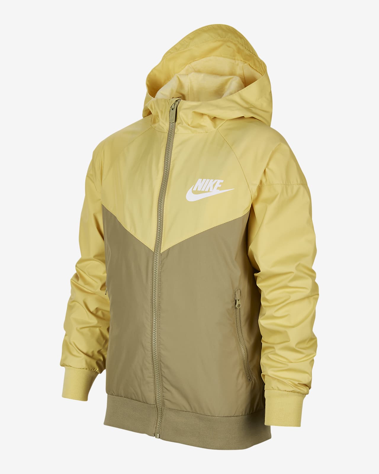 Детская куртка Nike Sportswear Windrunner зеленая