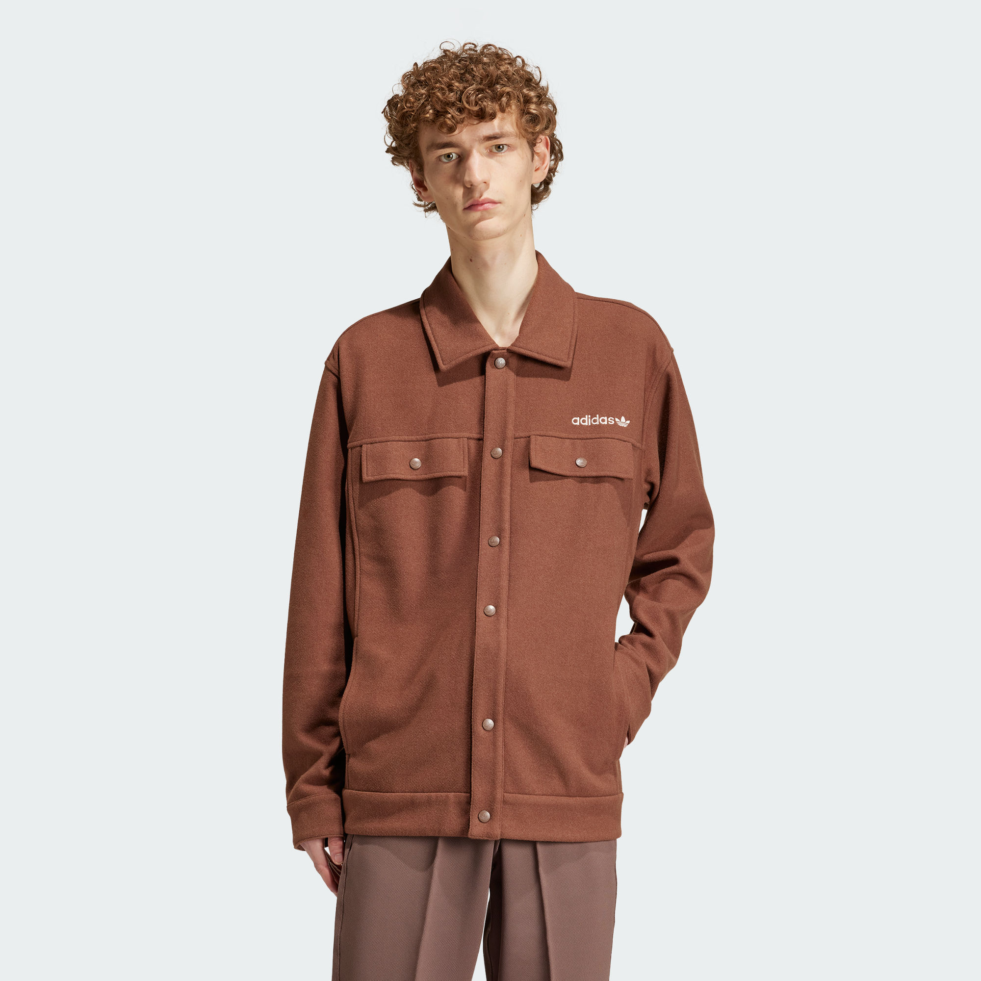 Мужская рубашка adidas PREMIUM OVERSHIRT IS2044