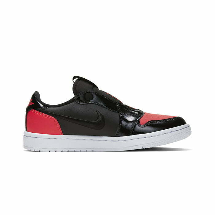 Кроссовки Nike Air Jordan 1 Low Slip Black Hot Punch