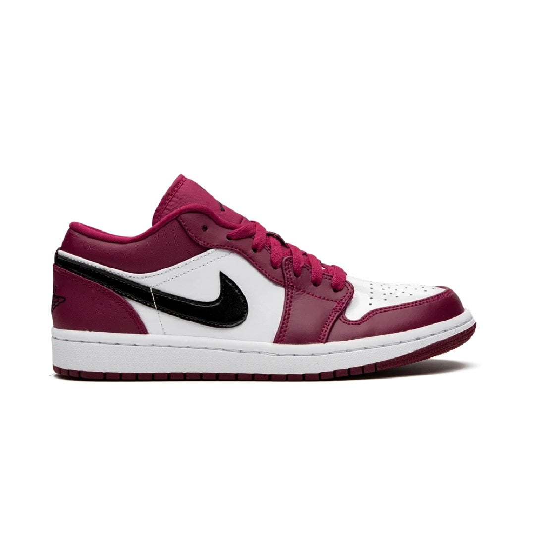 Кроссовки Nike Air Jordan 1 Low Noble Red (Белый/красный)