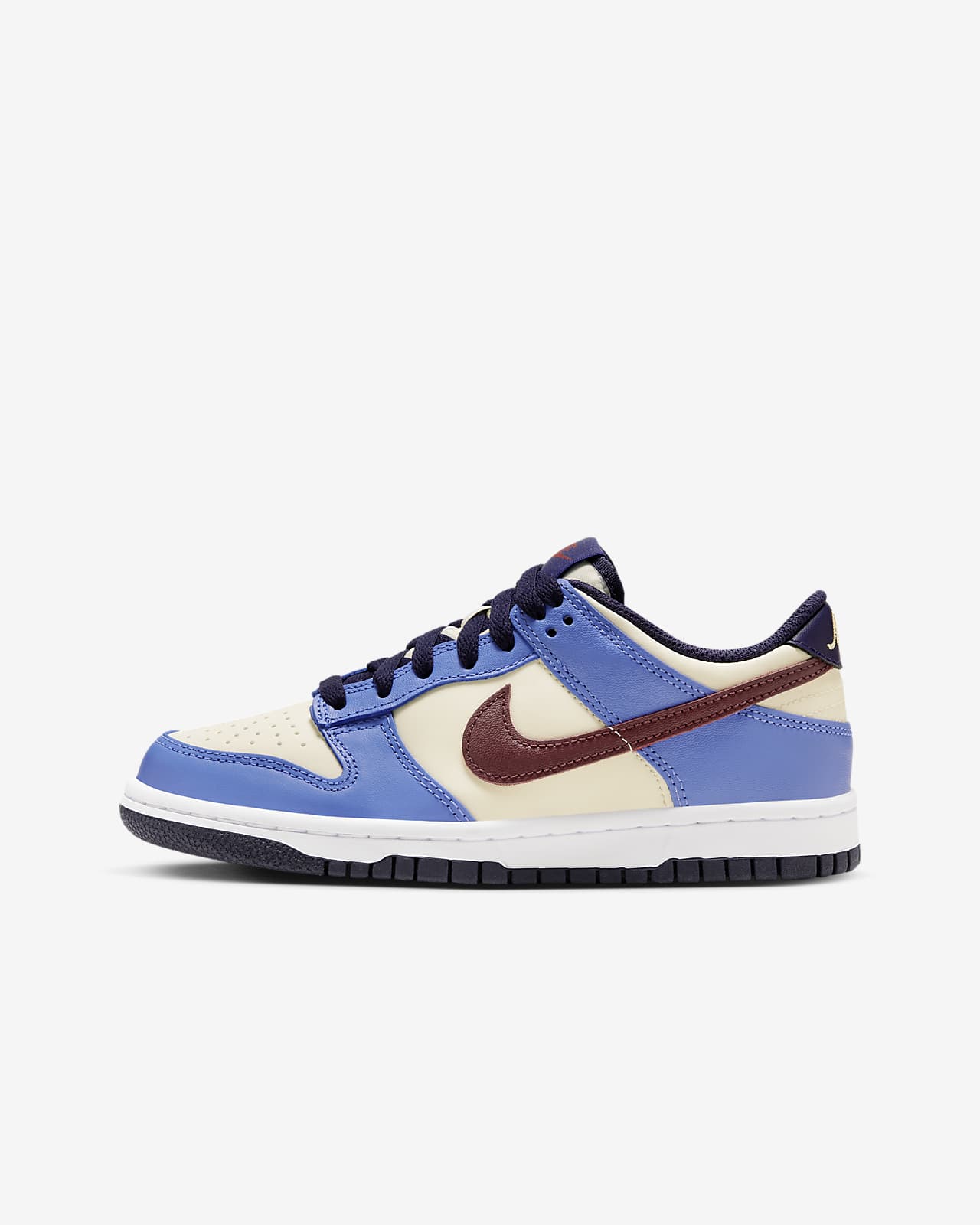 Детские кроссовки Nike Dunk Low (GS) белые