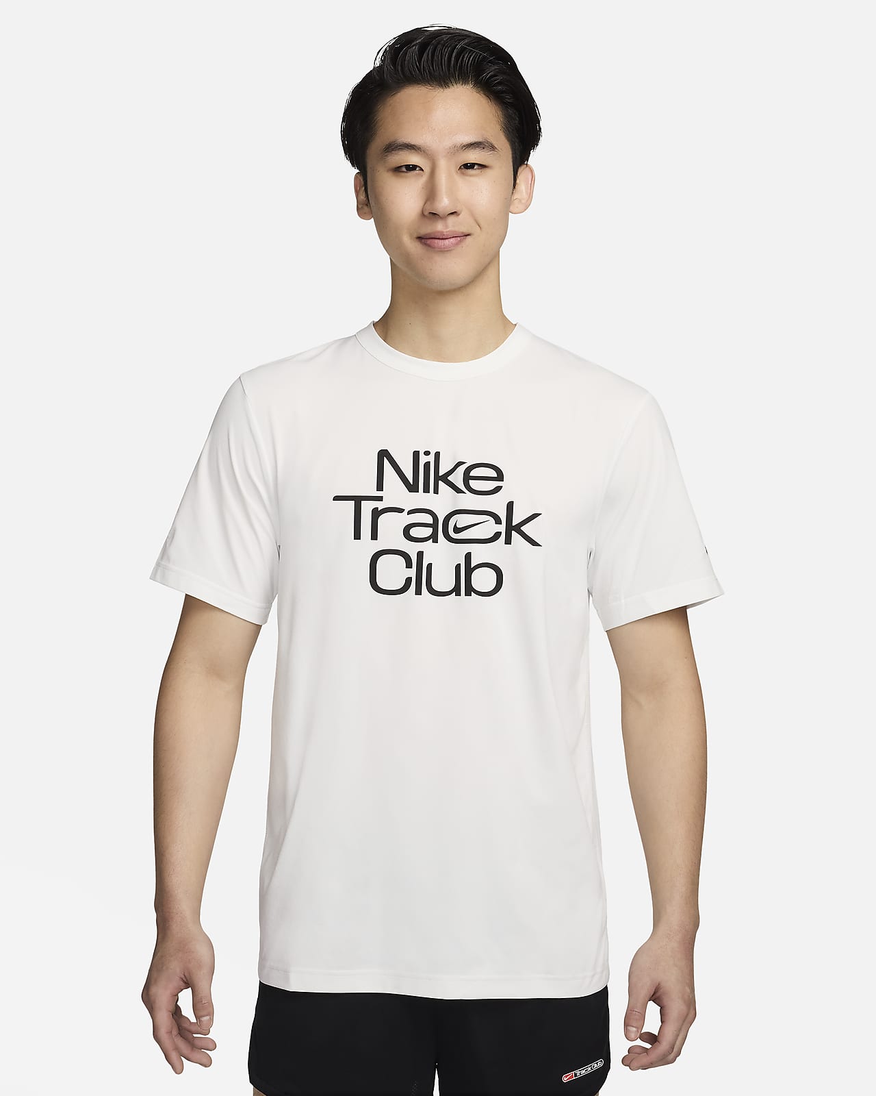 Мужской топ Nike Track Club черный