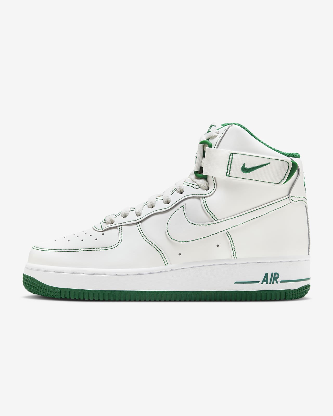 Женские кроссовки Nike Air Force 1 HI зеленые