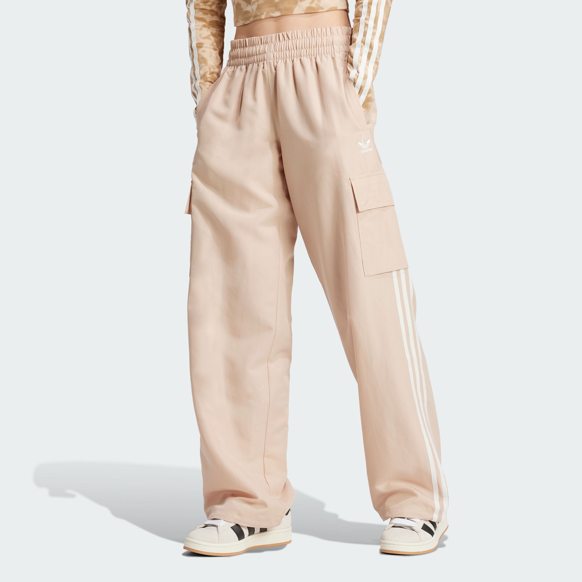 Женские брюки adidas ADICOLOR CARGO PANTS коричневые