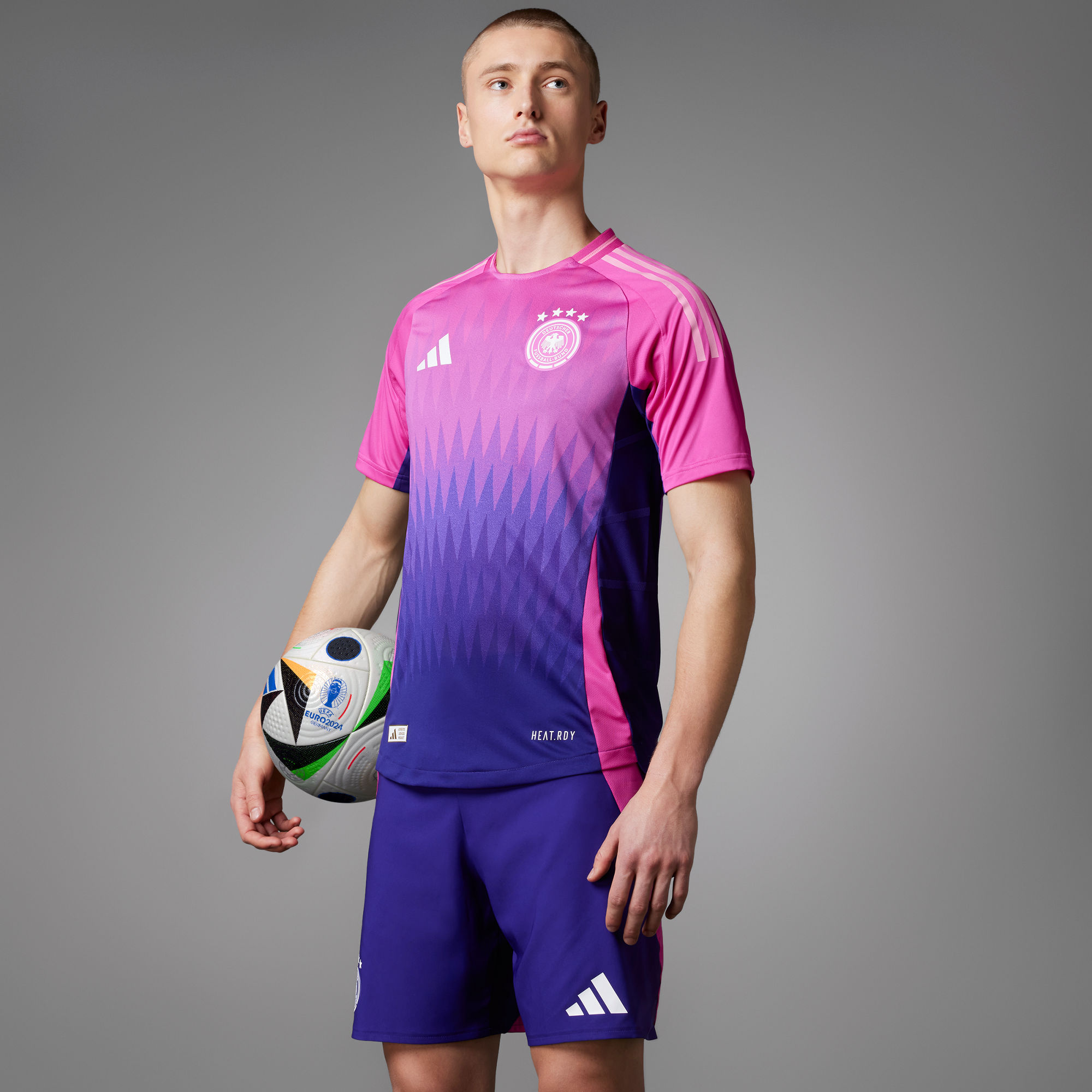 Мужская футболка adidas GERMANY 2024 AWAY AUTHENTIC JERSEY