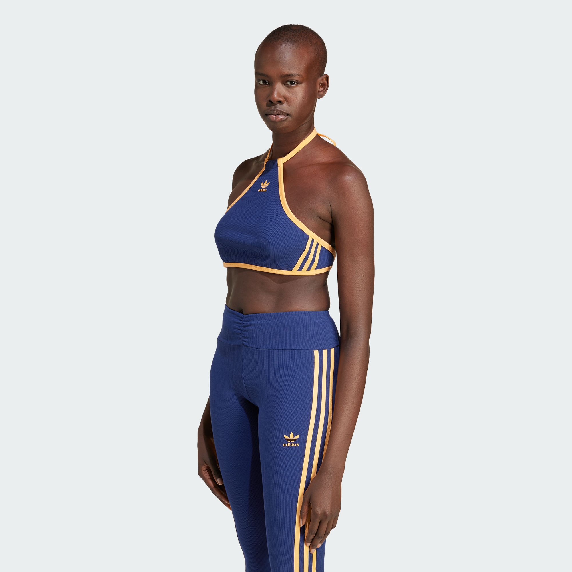 Женский топ adidas RIB NECK HALTER TOP