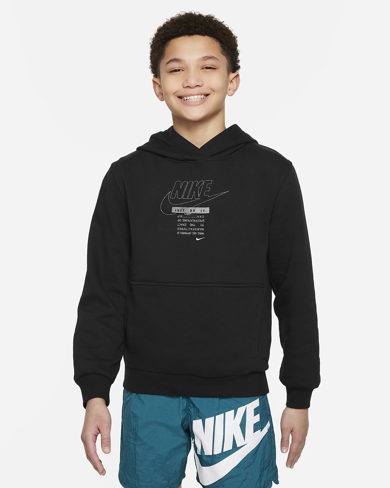 Детская толстовка Nike Sportswear Club черная