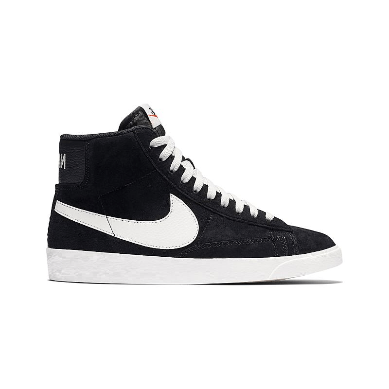 Кеды Nike Blazer Mid Vintage Suede Black черные