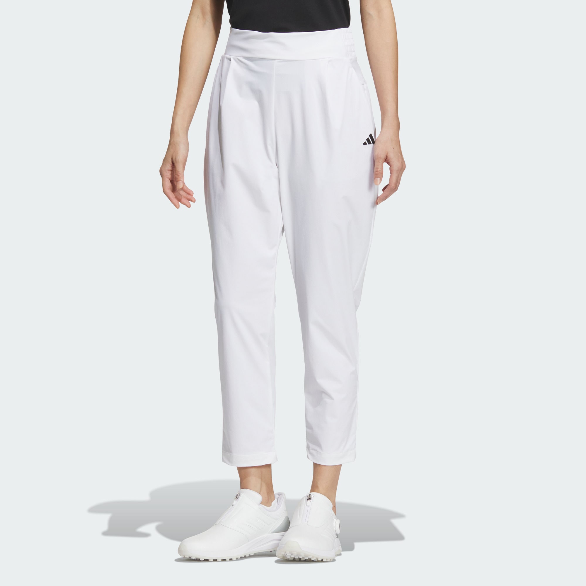 Женские брюки adidas STRETCH PULL-ON ANKLE PANTS белые