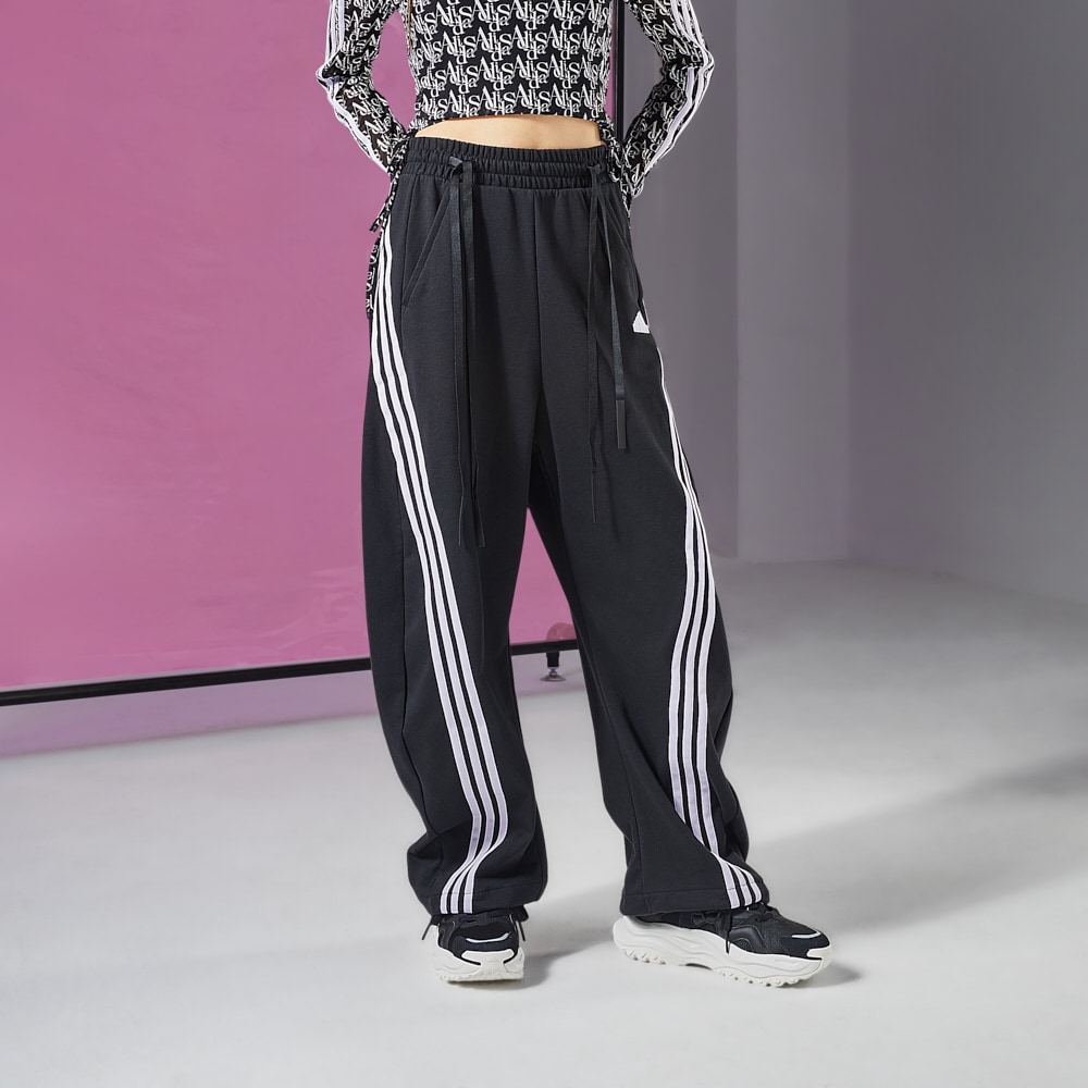 Женские брюки adidas DANCE INTERLOCK JOGGERS черные