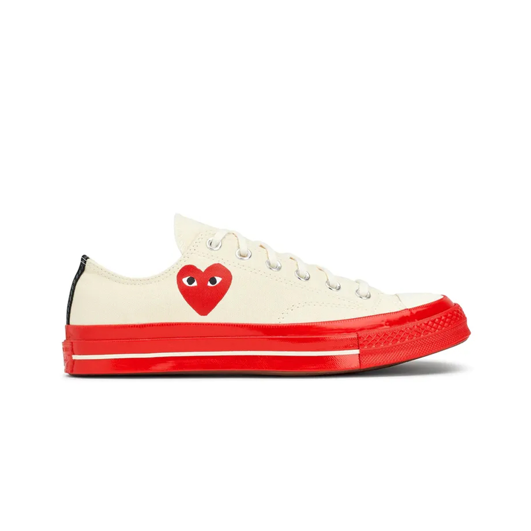 Кеды Converse x Comme des Garçons PLAY Chuck 70 белые