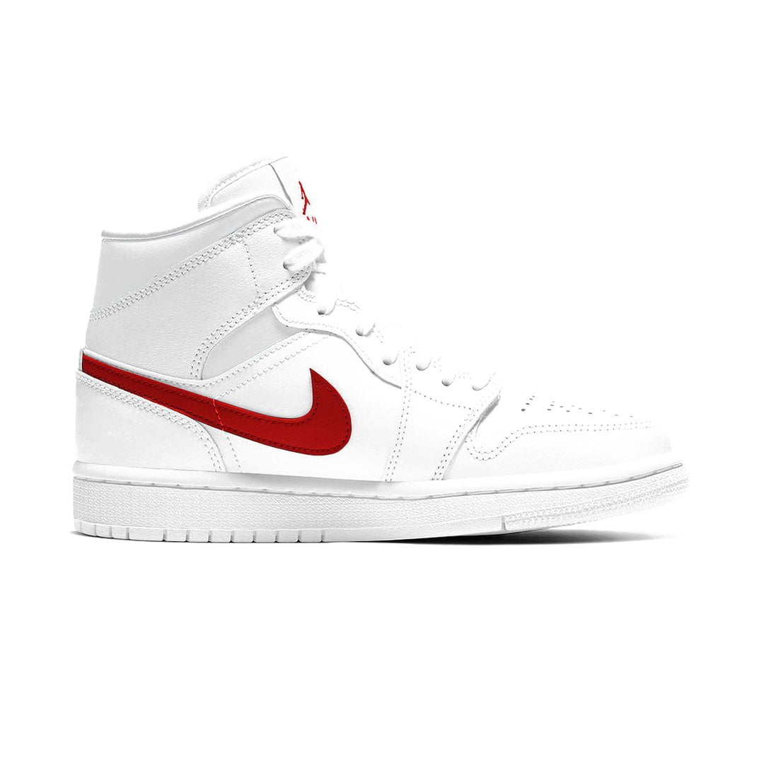 Кроссовки Nike Air Jordan 1 Mid White University Red