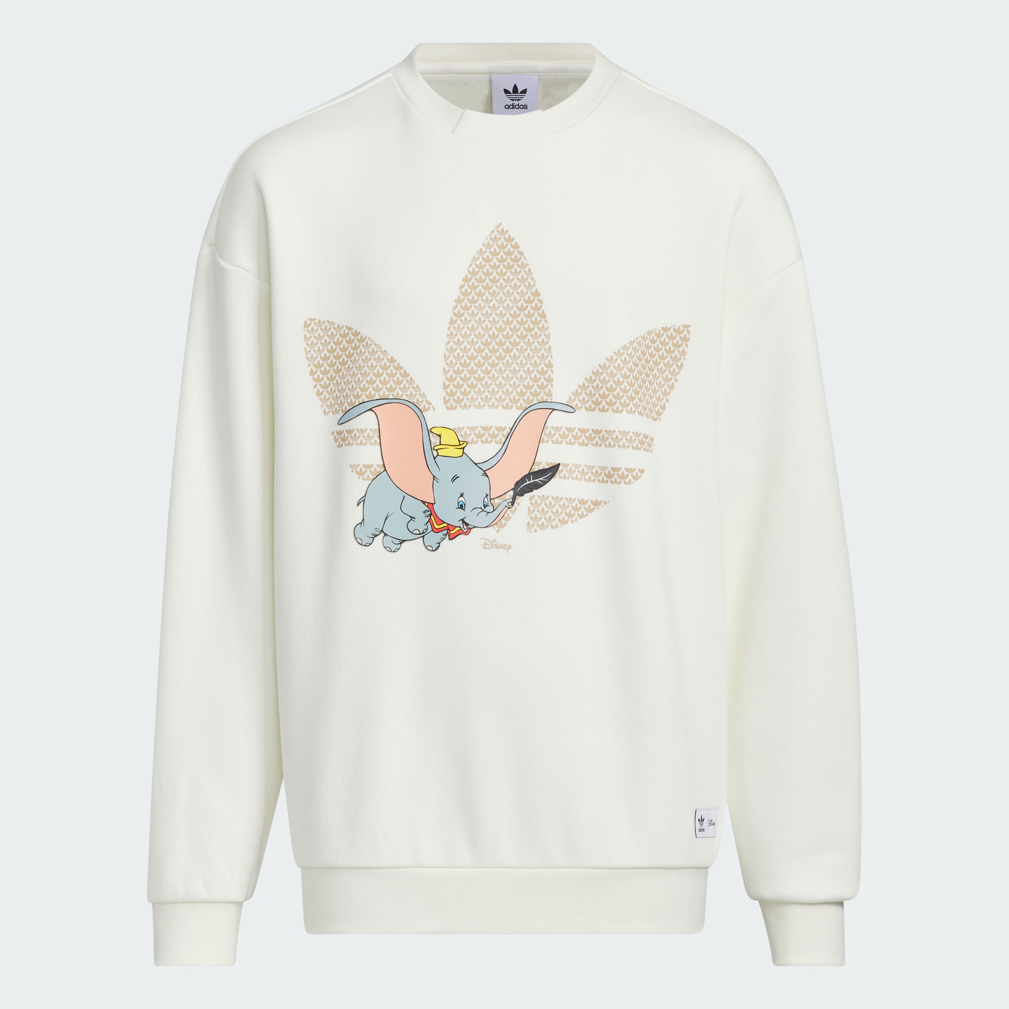 Детский свитшот adidas DUMBO GRAPHIC FLEECE CREW TOP белый