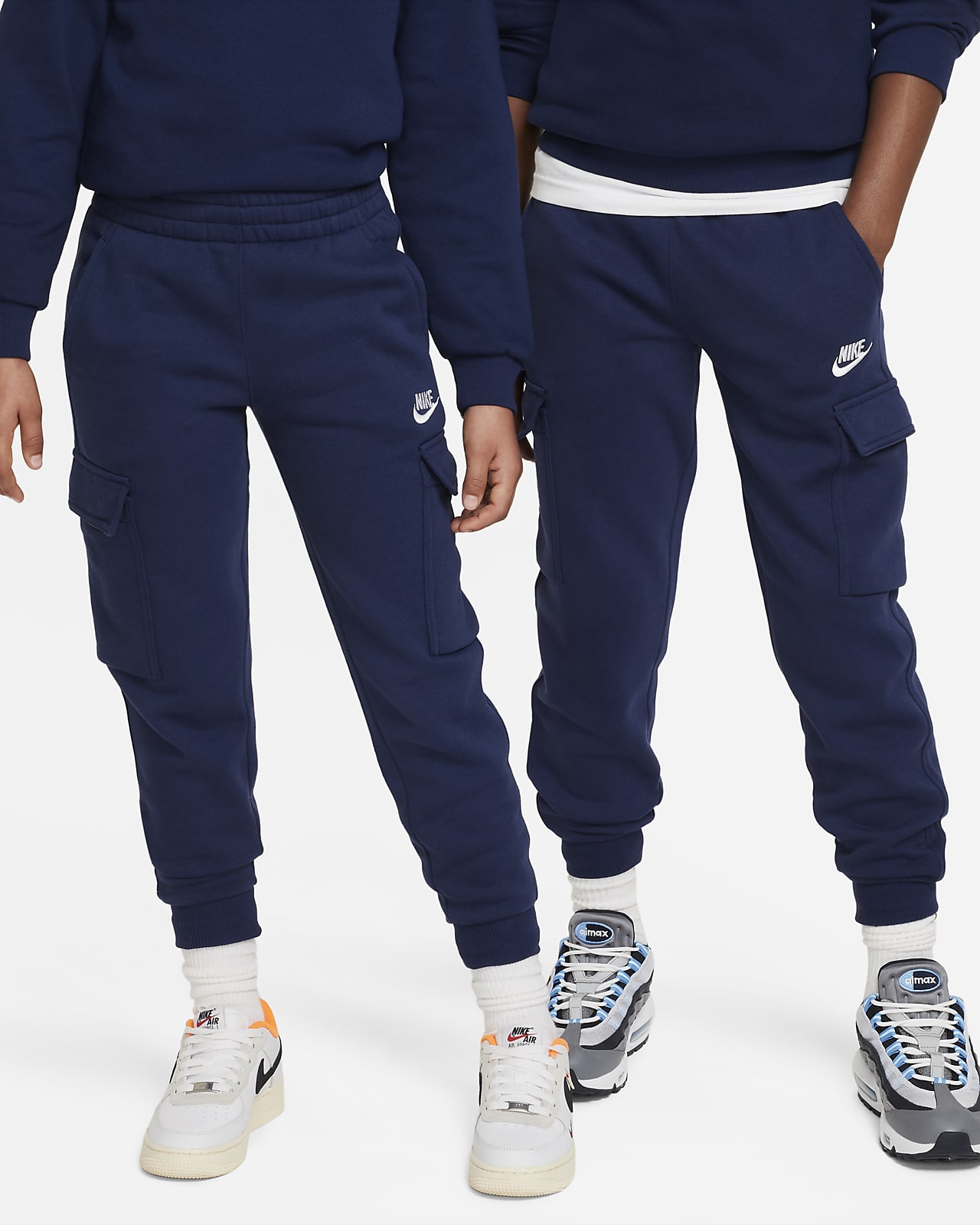 Детские брюки Nike Sportswear Club Fleece белые