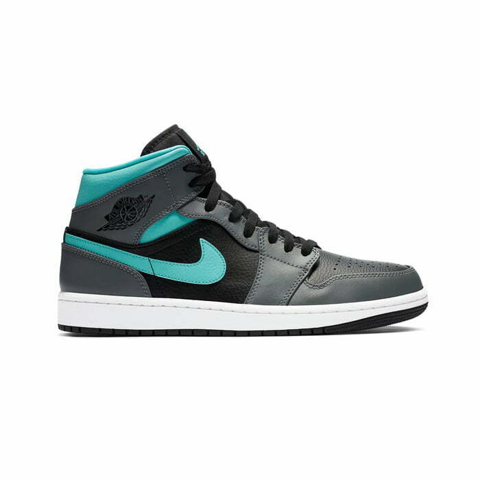 Кроссовки Nike Air Jordan 1 Mid Grey Aqua