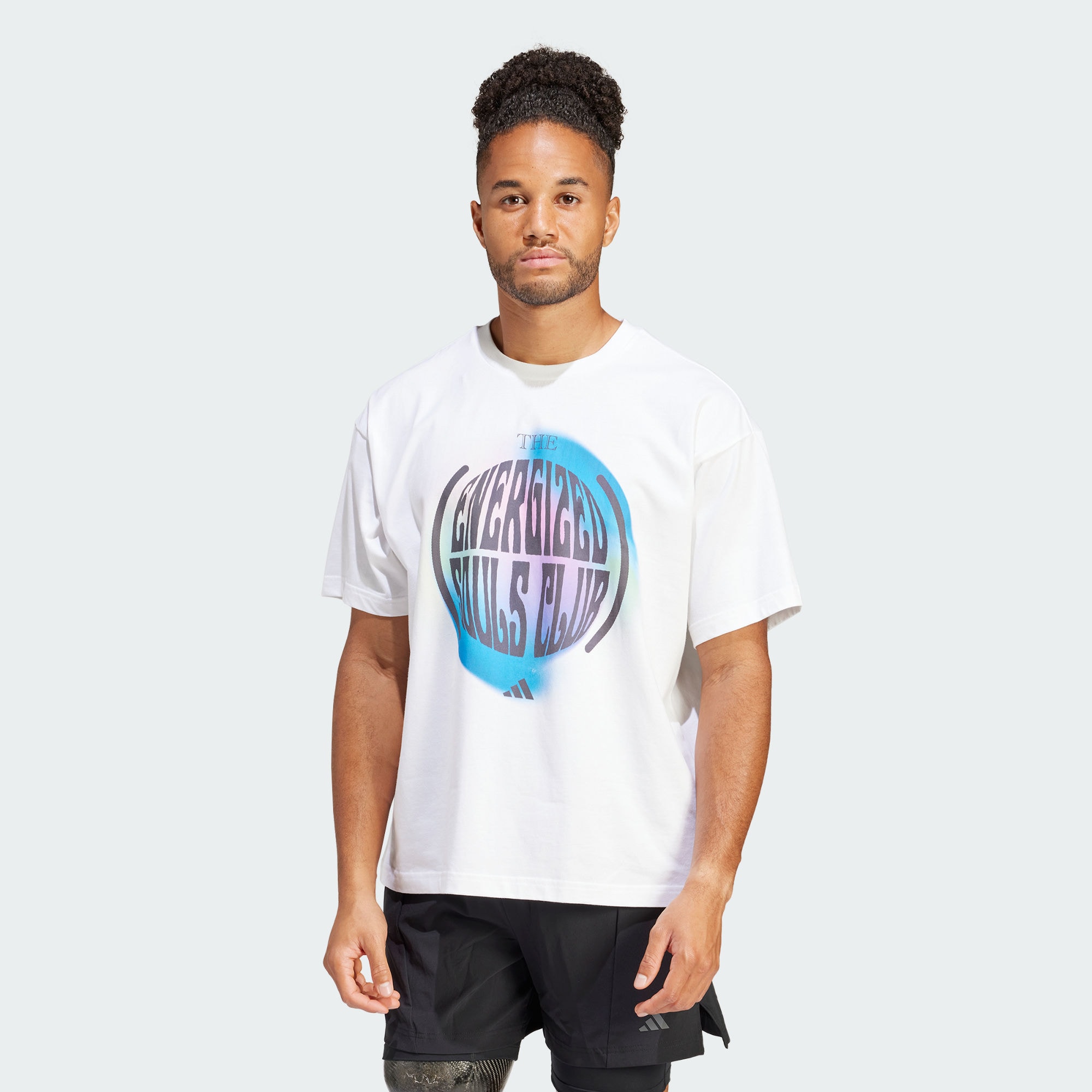 Мужская футболка adidas YOGA GRAPHIC TEE белая