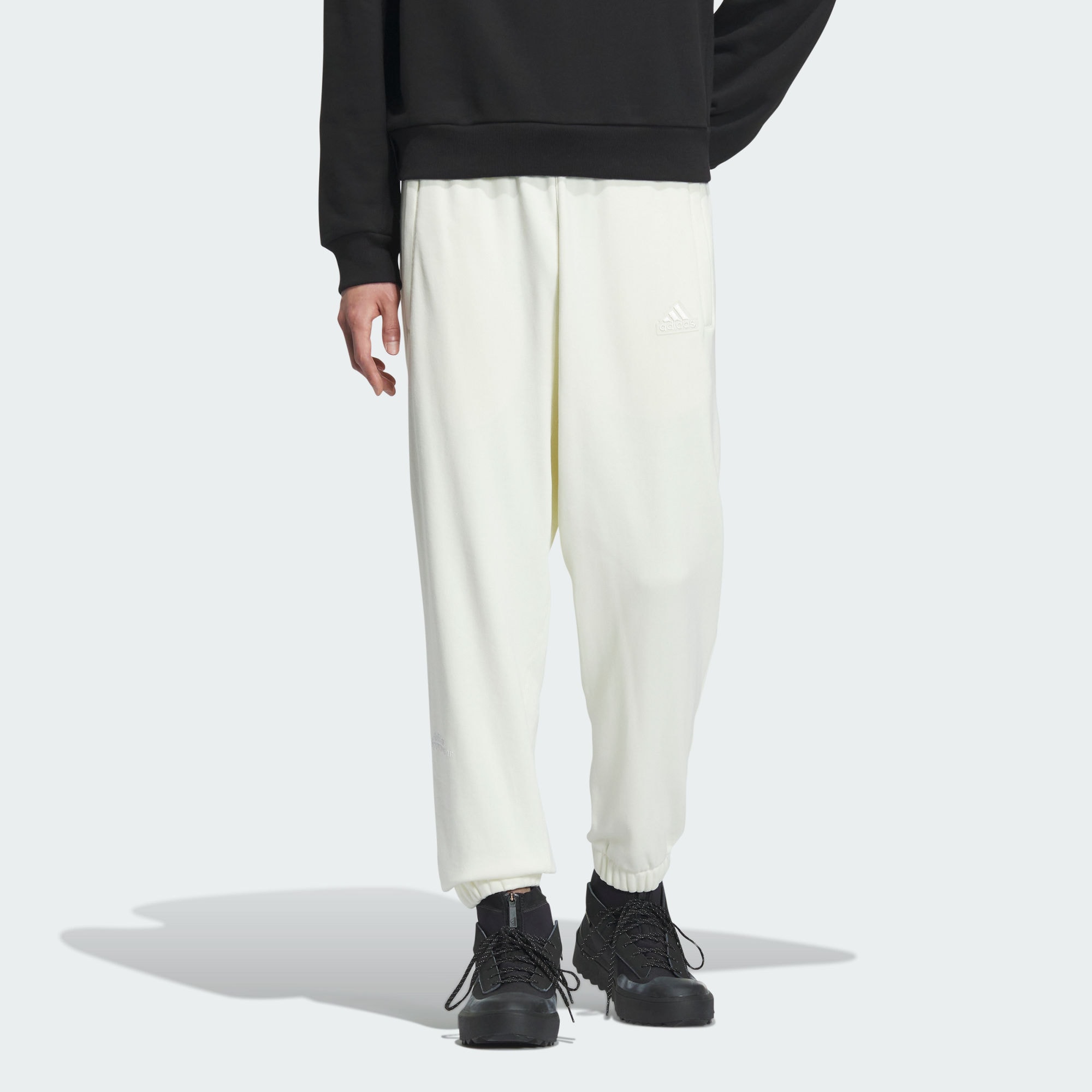 Мужские брюки adidas HEAVY FRENCH TERRY PANTS белые