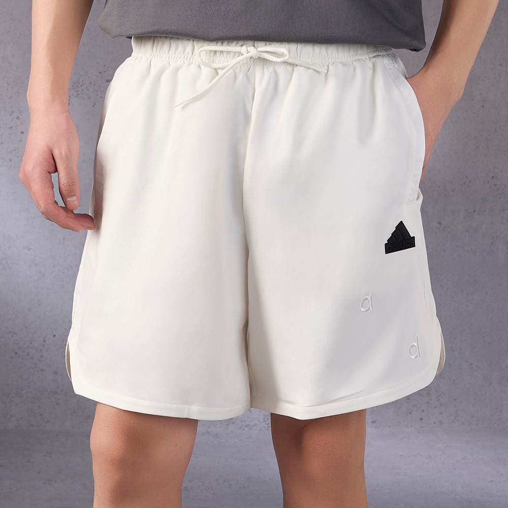 Мужские шорты adidas EMBROIDERY WOVEN SHORTS белые