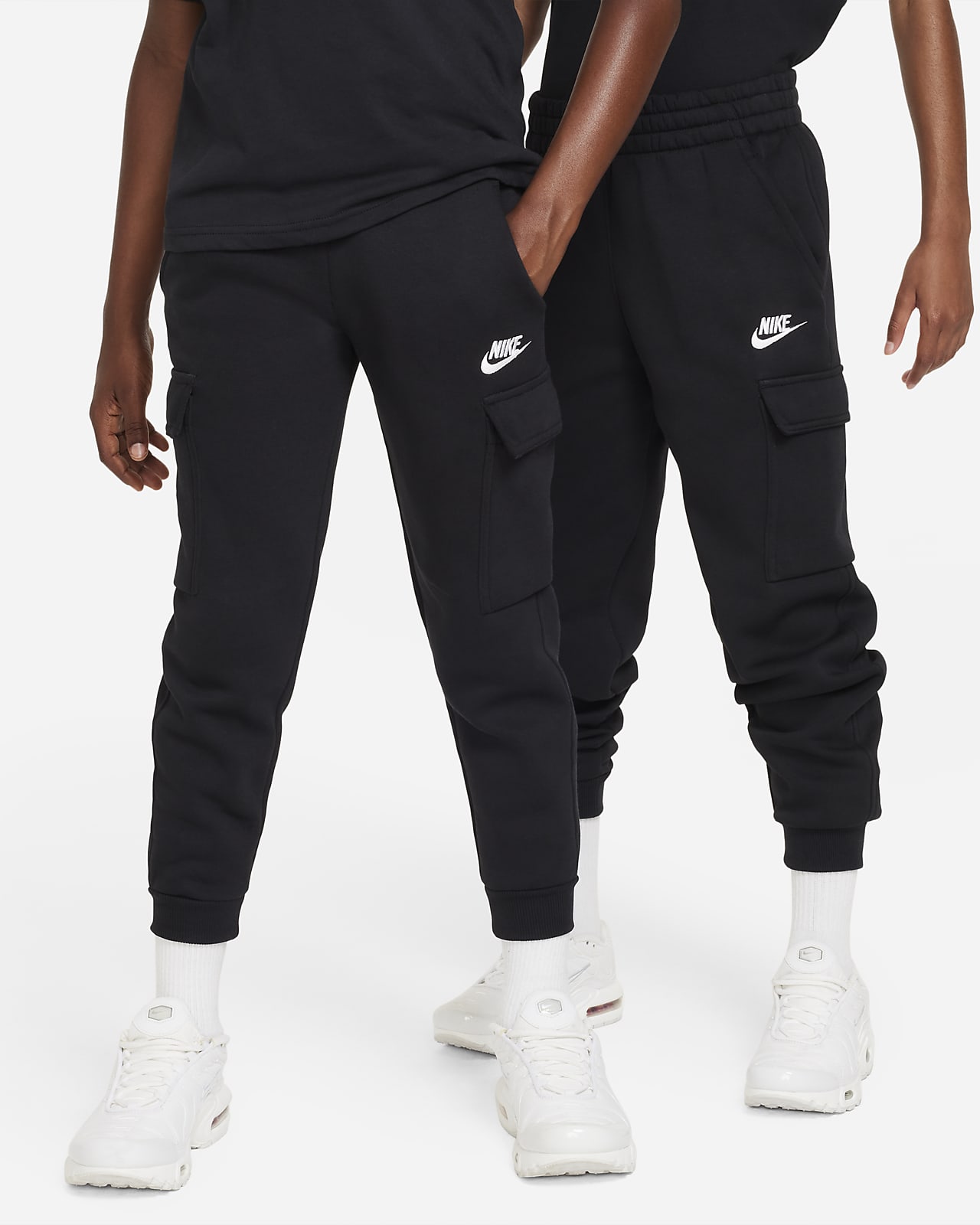 Детские брюки Nike Sportswear Club Fleece черные