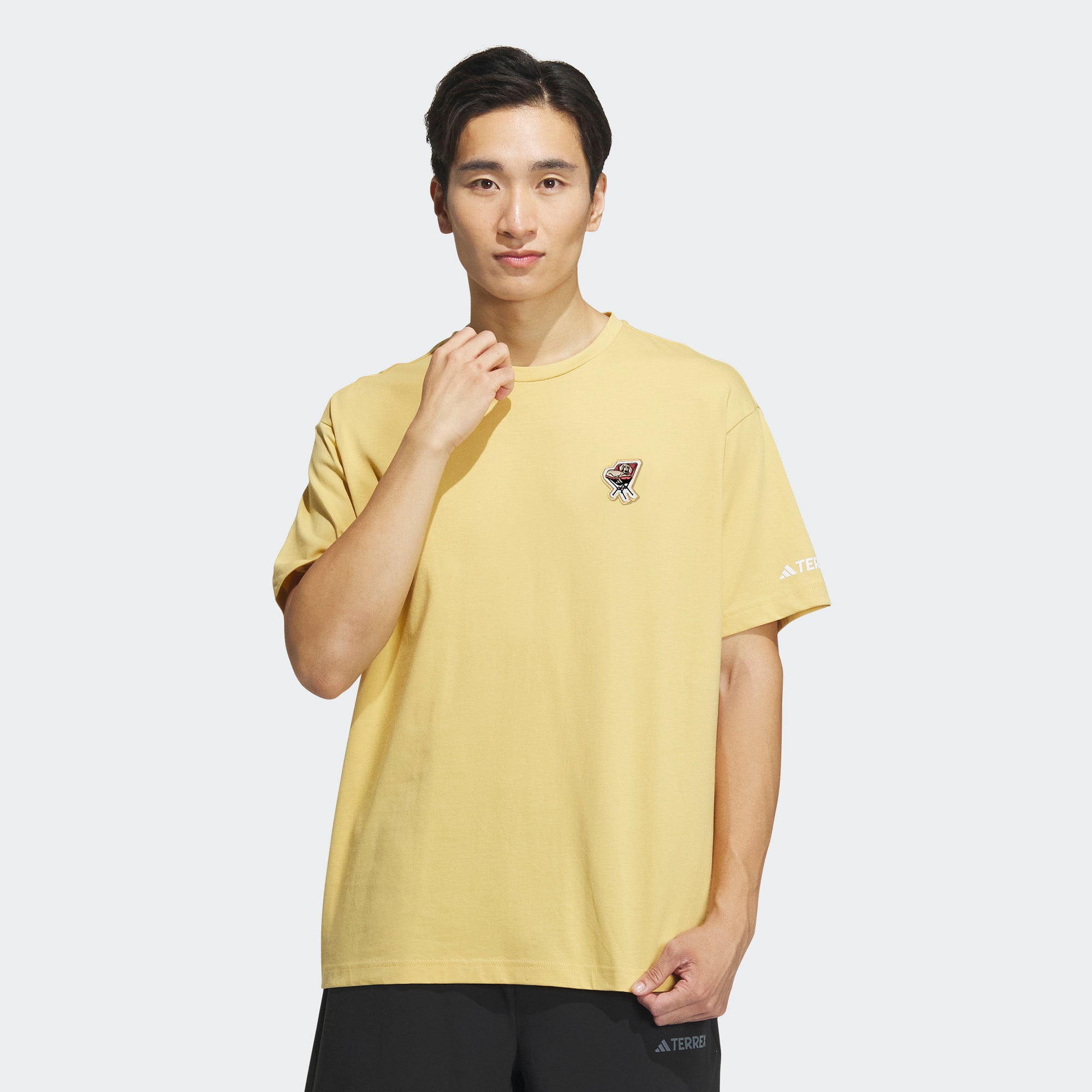 Мужская футболка adidas PATCH POLYGIENE T-SHIRT 230 GSM IS0306