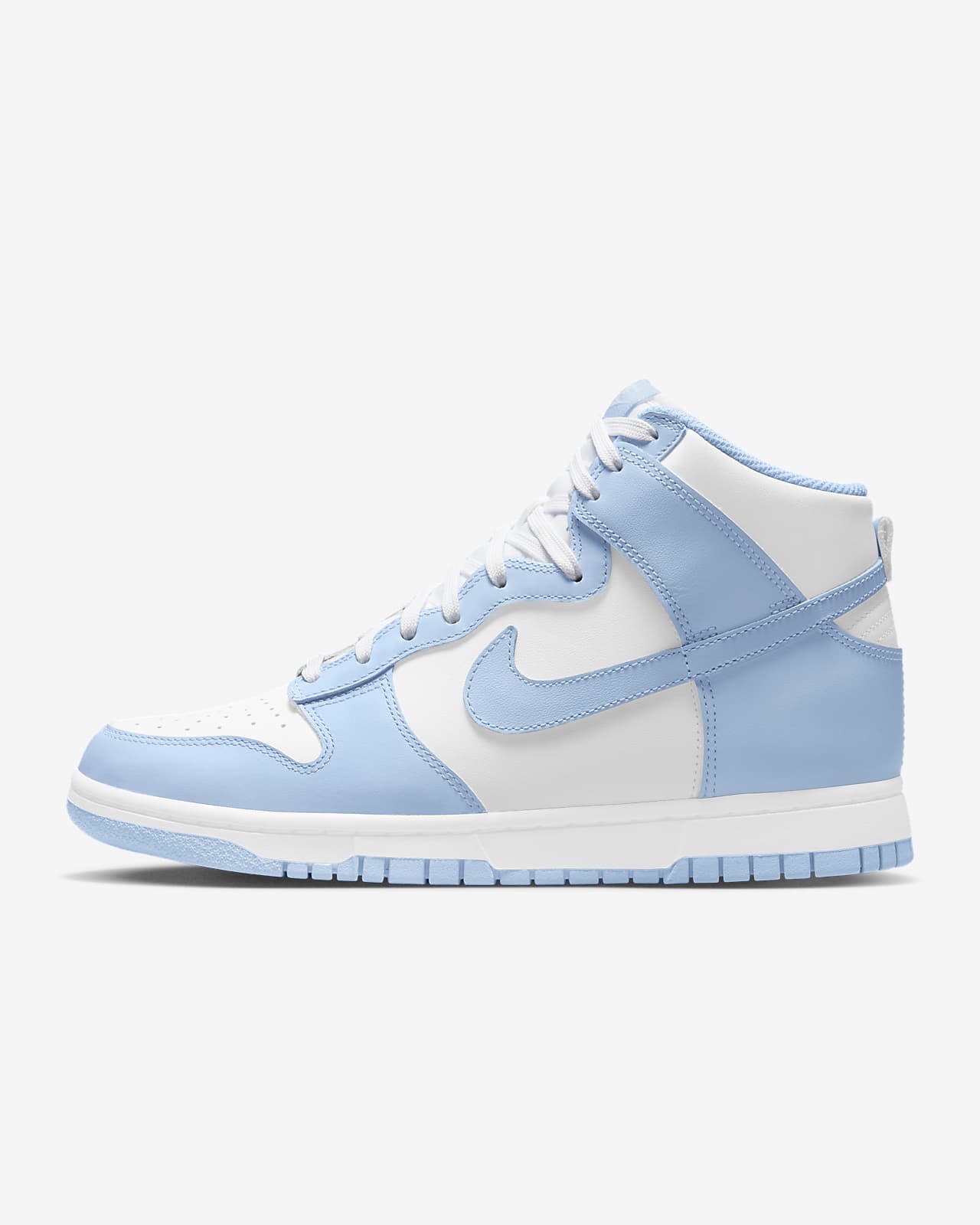 Женские кроссовки Nike Dunk High белые