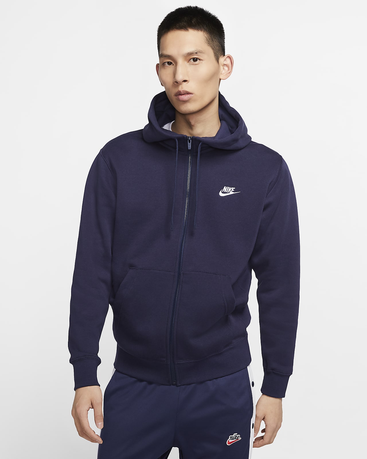 Мужская толстовка Nike Sportswear Club Fleece белая