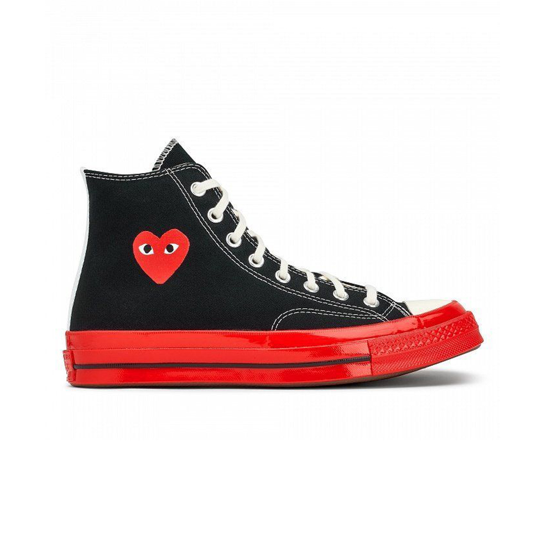 Кеды Converse x Comme des Garçons PLAY Chuck 70 красные