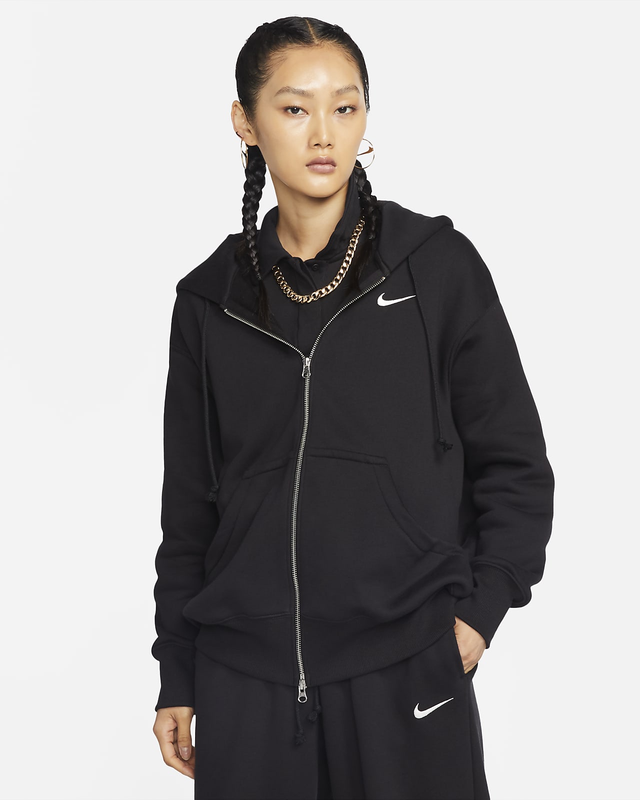 Женская толстовка Nike Sportswear Phoenix Fleece черная